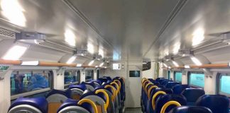 L'interno di un treno